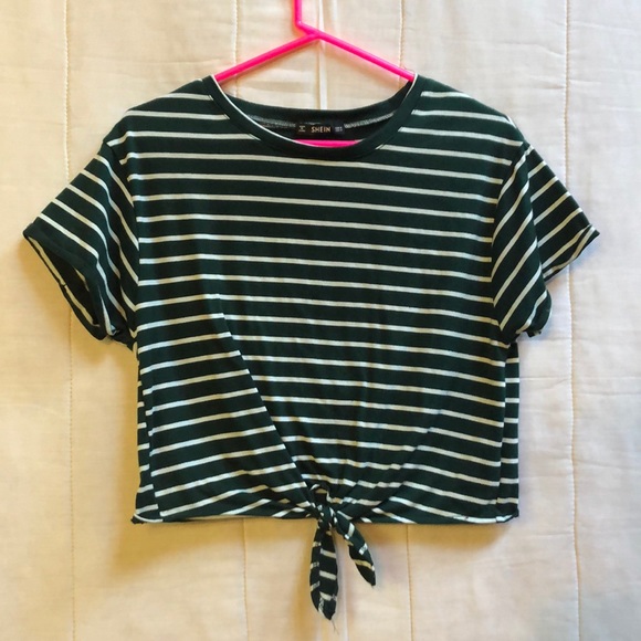 SHEIN Tops - Shein Front Tie Crop Top